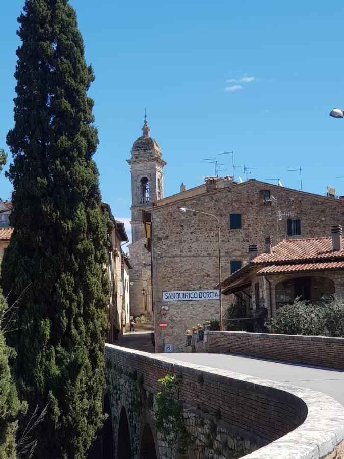 Dimora In San Quirico D'Orcia Lägenhet Exteriör bild